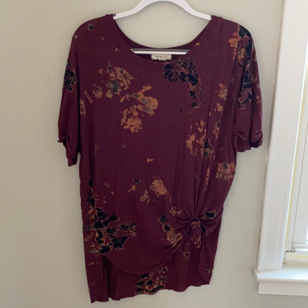 Moon & Sky Acid Wash Tee